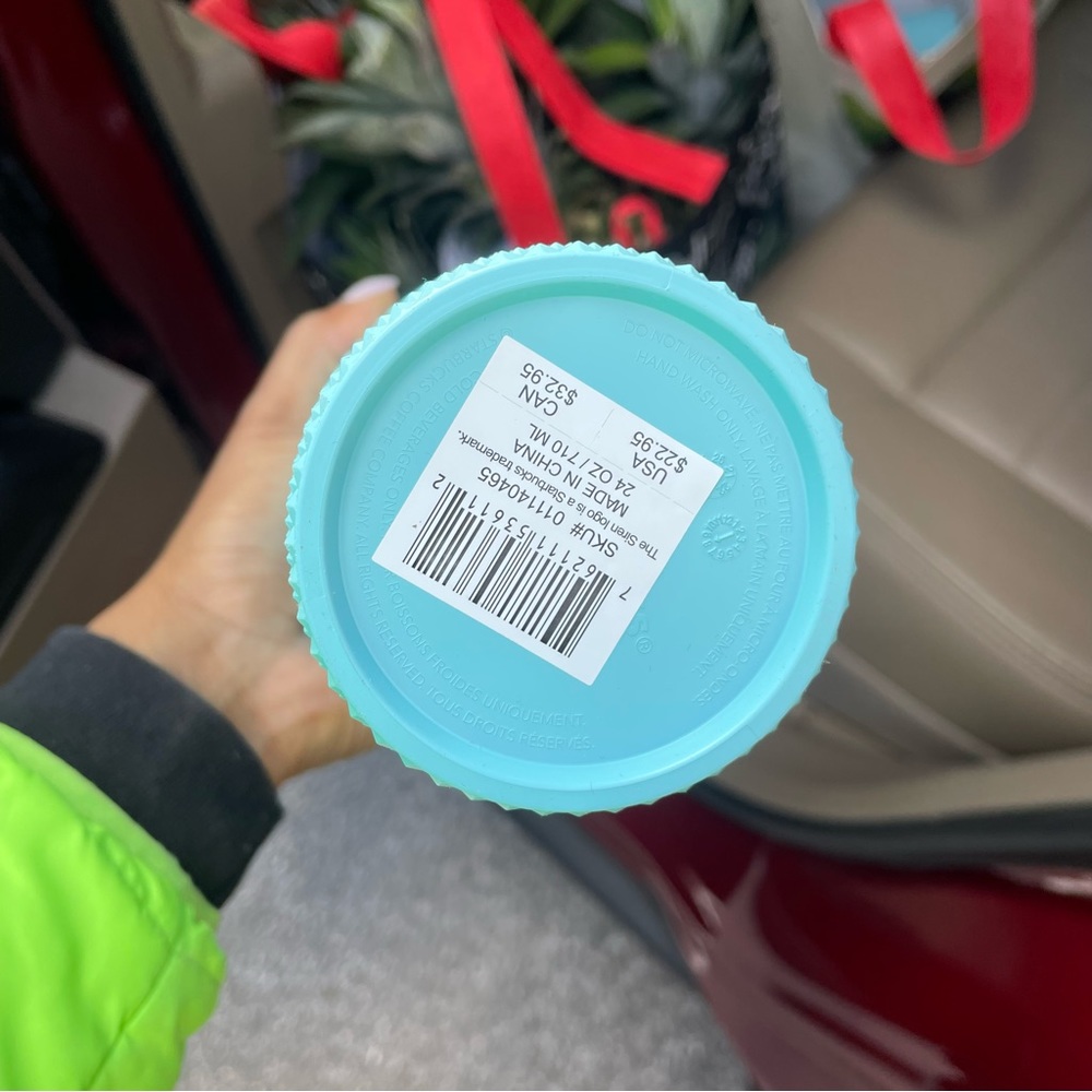 Starbucks Blue Studded Ombré Cold Cup (24oz.) - Picture 3 of 3